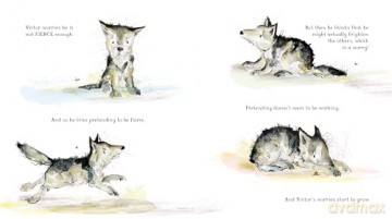 Victor, the Wolf with Worries - Catherine Rayner [KSIĄŻKA]