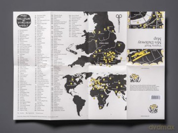 Virginia Woolf, Mrs Dalloway Map (Literary Maps Series Series) - Martin Thelander