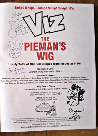Viz Annual 2019 The Pieman's Wig: A Hair-Raising Weave of the Best Bits from Issues 252~261 - Viz Magazine [KOMIKS]