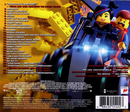 The Lego Movie soundtrack (Lego Przygoda) (Mark Mothersbaug) [CD]