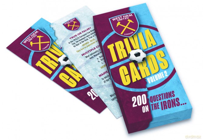 West Ham United Trivia Cards - volume 2 [KSIĄŻKA]