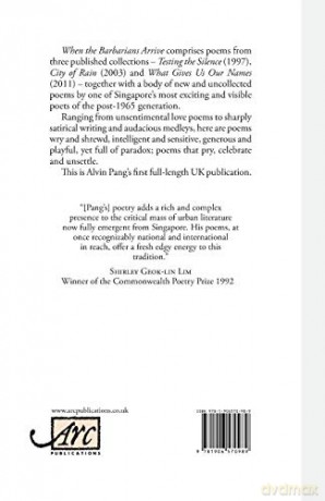 When the Barbarians Arrive (Arc International Poets Series) - Alvin Pang [KSIĄŻKA]
