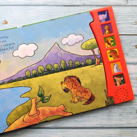 Wild Animals:A Sound Board Book [KSIĄŻKA]