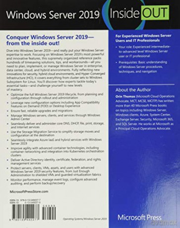 Windows Server 2019 Inside Out - Orin Thomas [KSIĄŻKA]