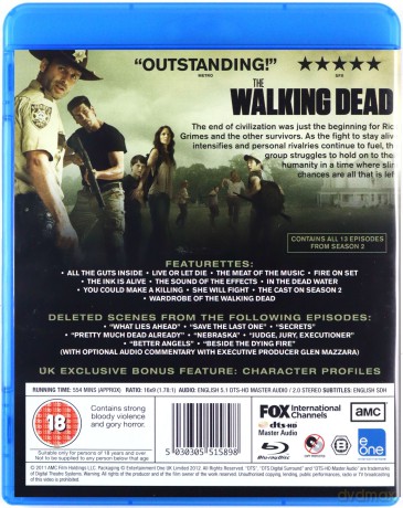 The Walking Dead Season 2 (Żywe Trupy Sezon 2) [3xBlu-ray]