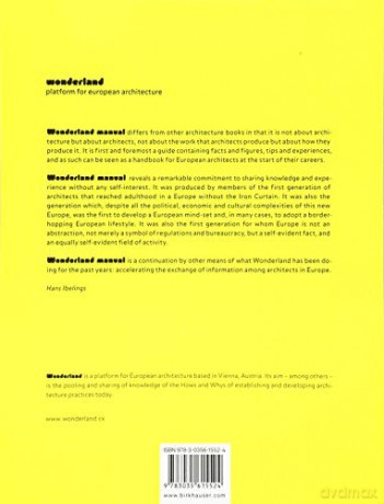 wonderland MANUAL FOR EMERGING ARCHITECTS - Verein Wonderland [KSIĄŻKA]
