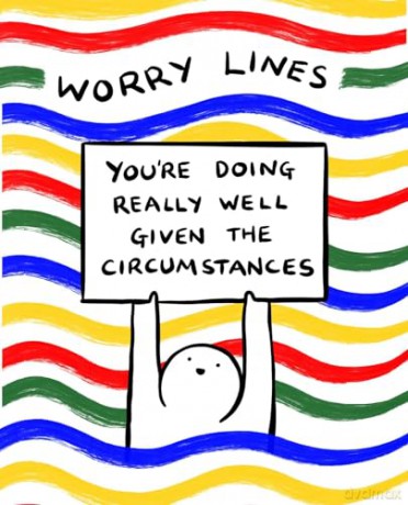 Worry Lines: You're Doing Really Well Given the Circumstances - Worry Lines [KSIĄŻKA]