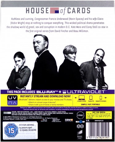 House of Cards Season 1 [4xBlu-ray]