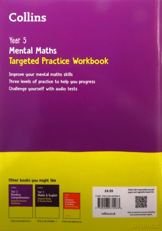 Year 5 Mental Maths Targeted Practice Workbook: Ideal for use at home (Collins KS2 Practice) [KSIĄŻKA]