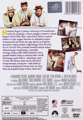 Nie jesteśmy aniołami (1955) [DVD]