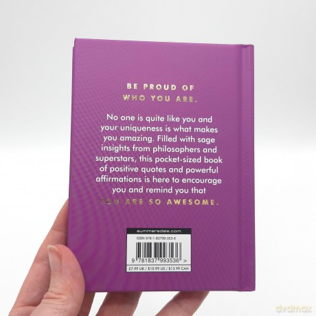 You Are So Awesome: Uplifting Quotes and Affirmations to Celebrate How Amazing You Are [KSIĄŻKA]