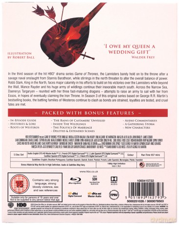 Game of Thrones Season 3 (Gra O Tron Sezon 3) [5xBlu-ray]