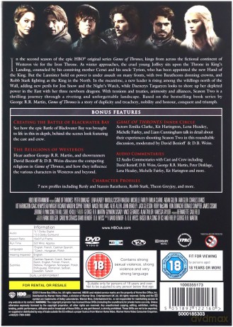 Game of Thrones Season 2 (Gra o Tron Sezon 2) [5DVD]