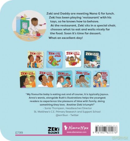 Zeki Eats Out: 10 (Zeki Books) - Anna Mcquinn [KSIĄŻKA]