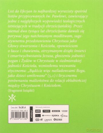 List do Efezjan. Katolicki Komentarz do Pisma Świętego - Peter S. Williamson [KSIĄŻKA]