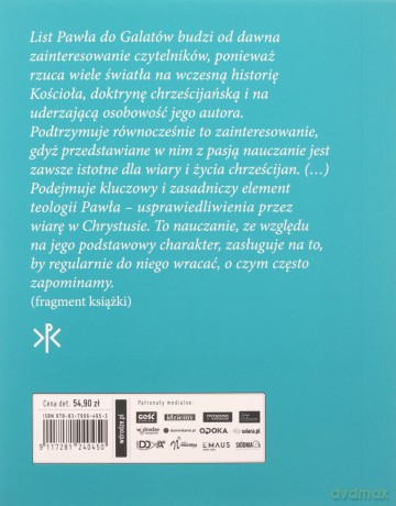 List do Galatów. Katolicki komentarz do Pisma Świętego [KSIĄŻKA]
