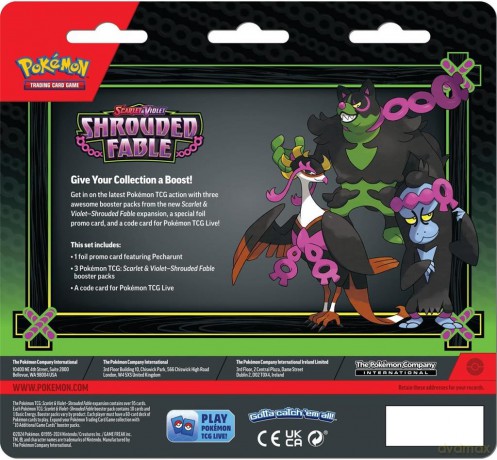 Shrouded Fable 3pak Blister Pecharunt [KARTY]