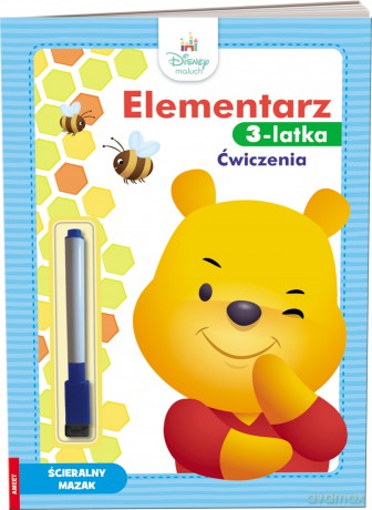 Disney Maluch Elementarz 3-latka ćwiczenia MCS-9201S1 [KSIĄŻKA]