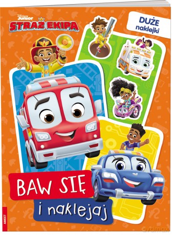 Disney Straż Ekipa Baw się i naklejaj STB-9106 [KSIĄŻKA]