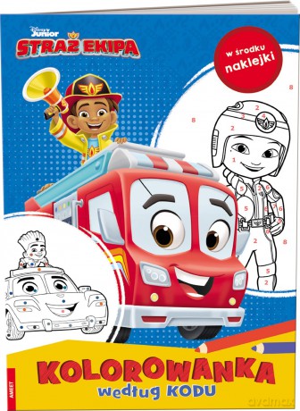 Disney Straż Ekipa Kolorowanka według kodu KKO-9104 [KSIĄŻKA]