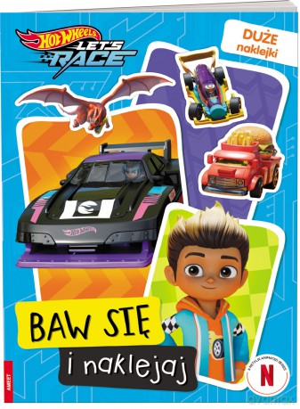 Hot Wheels Baw się i naklejaj STB-1601 [KSIĄŻKA]