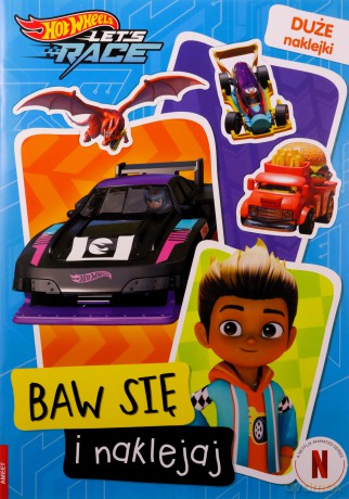 Hot Wheels Baw się i naklejaj STB-1601 [KSIĄŻKA]