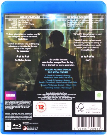 Sherlock Season 1 [2xBlu-ray]
