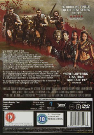Spartacus: War of the Damned (Wojna Potępionych) [4DVD]