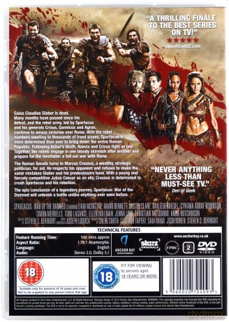 Spartacus: War of the Damned (Wojna Potępionych) [4DVD]