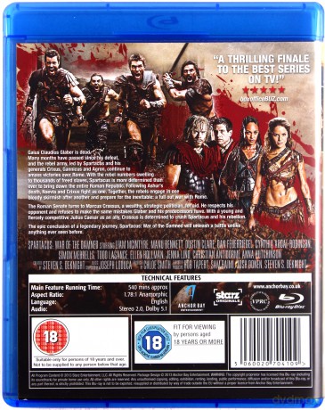 Spartacus: War of the Damned (Wojna Potępionych) [4xBlu-Ray]