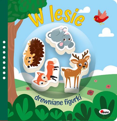 W lesie. Drewniane figurki - Natalia Kawałko-Dzikowska [KSIĄŻKA]