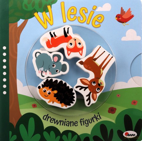 W lesie. Drewniane figurki - Natalia Kawałko-Dzikowska [KSIĄŻKA]