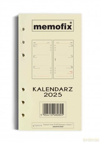 Wkład do kalendarza 2025 MEM/ST/TDW B6