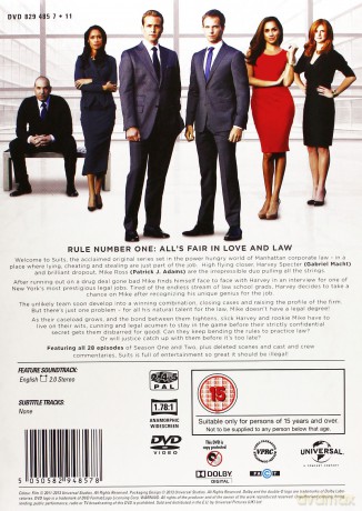 Suits Season 1-2 (W Garniturach Sezon 1-2) [8DVD]