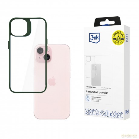 Apple iPhone 15 - 3mk Satin Armor Case+ Green