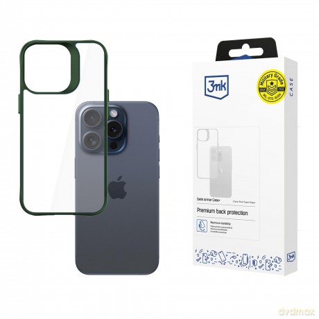 Apple iPhone 15 Pro - 3mk Satin Armor Case+ Green