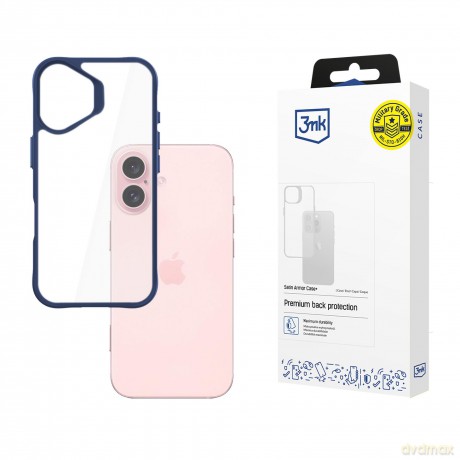 Apple iPhone 16 - 3mk Satin Armor Case+ Blue