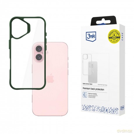 Apple iPhone 16 - 3mk Satin Armor Case+ Green