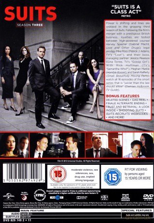 Suits Season 3 (W Garniturach Sezon 3) [4DVD]