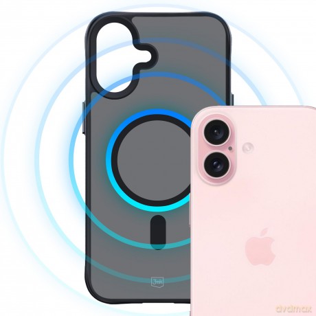 Apple iPhone 16 - 3mk Smoke MagCase