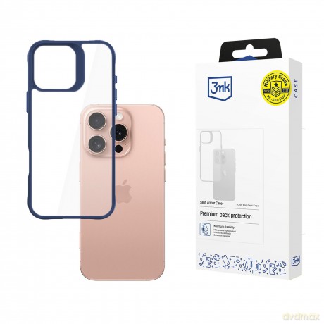 Apple iPhone 16 Pro - 3mk Satin Armor Case+ Blue