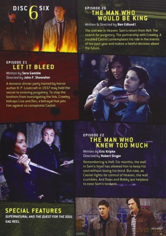 Supernatural Season 6 (Nie Z Tego Świata Sezon 6) [6DVD]