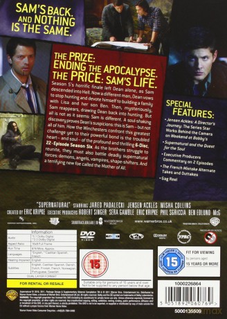 Supernatural Season 6 (Nie Z Tego Świata Sezon 6) [6DVD]
