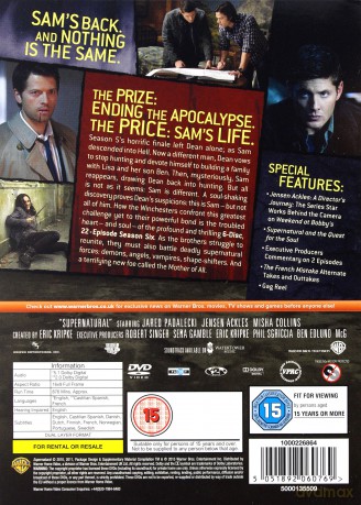 Supernatural Season 6 (Nie Z Tego Świata Sezon 6) [6DVD]