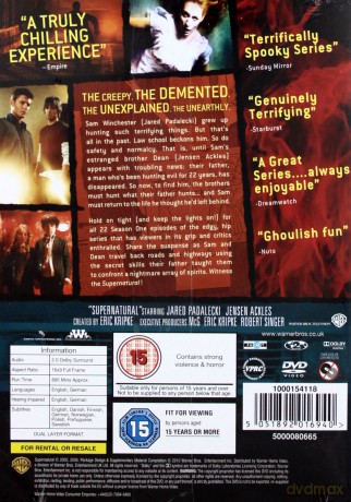 Nie z Tego Świata Sezon 1 (Supernatural) [6DVD]