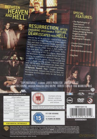 Supernatural Season 4 (Nie Z Tego Świata Sezon 4) [6DVD]
