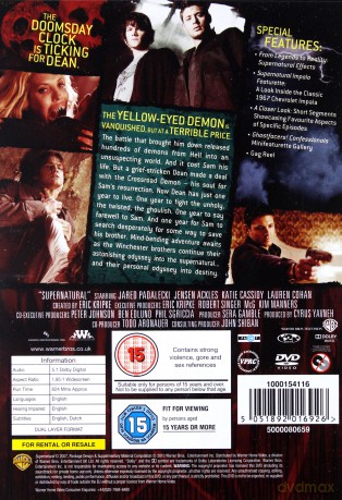 Supernatural Season 3 (Nie Z Tego Świata Sezon 3) [5DVD]