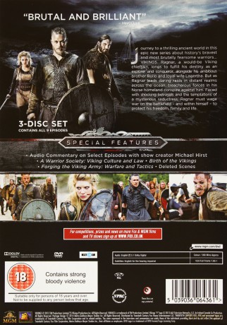 Vikings Season 1 (Wikingowie Sezon 1) [3DVD]