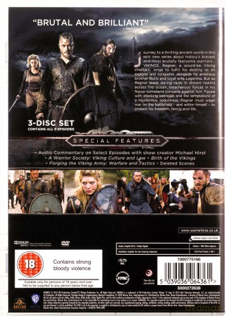 Vikings Season 1 (Wikingowie Sezon 1) [3DVD]