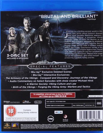 Vikings Season 1 (Wikingowie Sezon 1) [2xBlu-Ray]